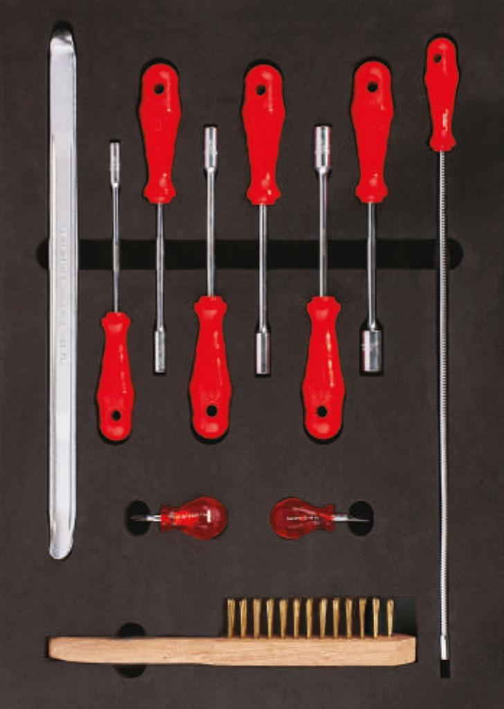 İzeltaş Garaj Serisi Takım Dolabı - 8 Çekmeceli / 139 Parça (Dolu/Full)