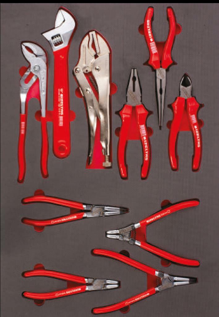 İzeltaş Elite Serisi Takım Dolabı - 7 Çekmeceli / 139 Parça (Dolu/Full)