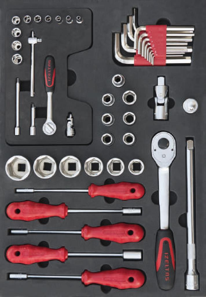 İzeltaş Trend Serisi Takım Dolabı - 7 Çekmeceli / 93 Parça (Dolu/Full)