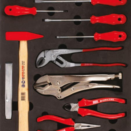 İzeltaş Trend Serisi Takım Dolabı - 7 Çekmeceli / 93 Parça (Dolu/Full)