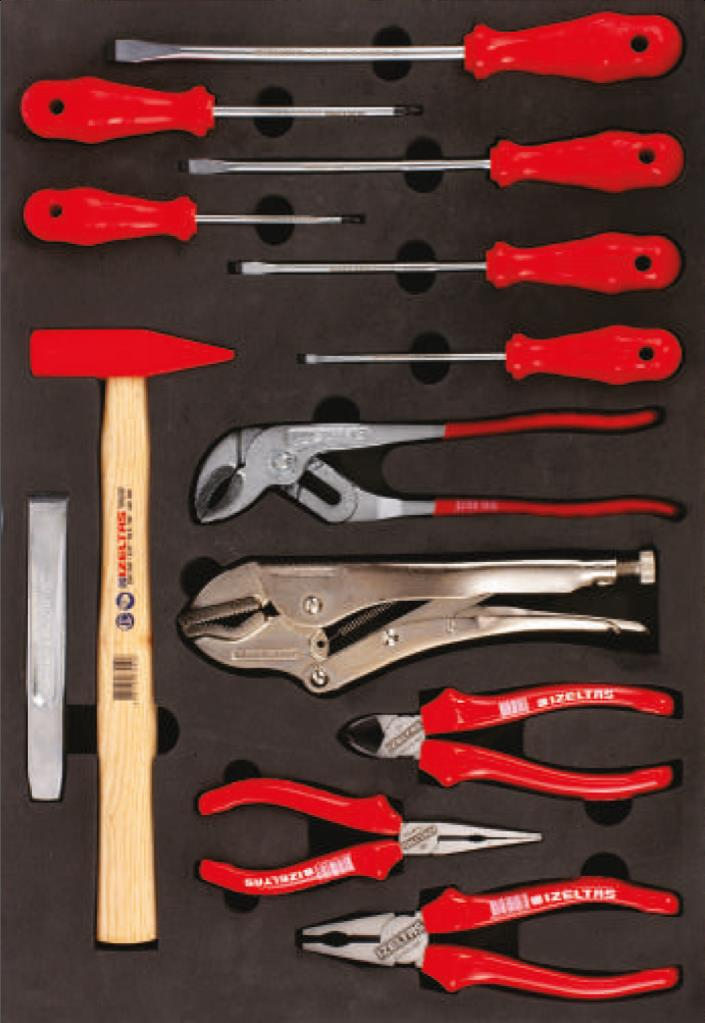 İzeltaş Trend Serisi Takım Dolabı - 7 Çekmeceli / 93 Parça (Dolu/Full)