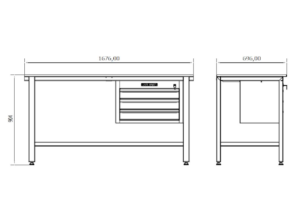 İzeltaş Servis Masası (Panosuz)