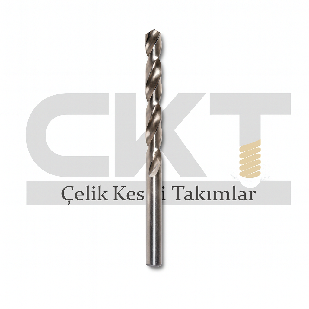 PTG HSS Silindirik Saplı Matkap Ucu DIN 338 Taşlanmış (8.6 mm – 13 mm, 5’li Paket)