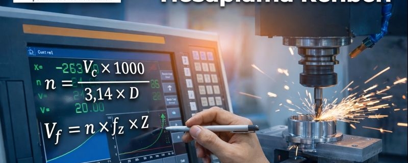 CNC Operatörleri İçin İlerleme ve Devir Hesaplama Rehberi.