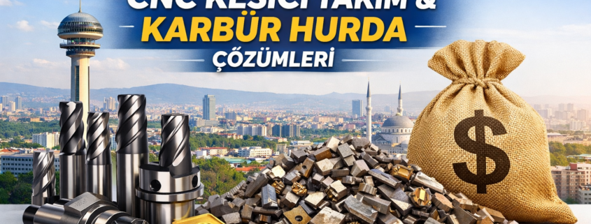 Ankara CNC üreticileri için kesici takım tedariki ve karbür hurda alım hizmeti