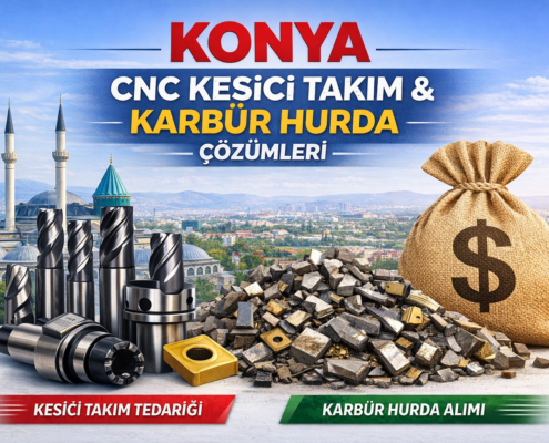 Konya CNC üreticileri için kesici takım ve hurda çözümü
