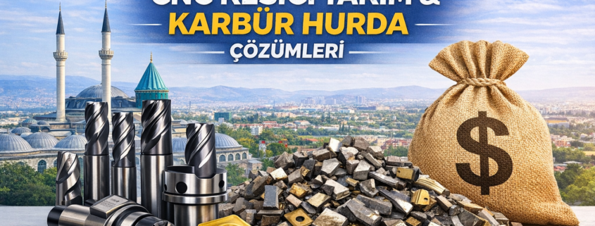 Konya CNC üreticileri için kesici takım ve hurda çözümü