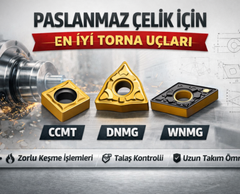 Paslanmaz Çelik İçin En İyi Torna Uçları – CCMT DNMG WNMG