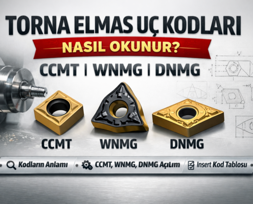 Torna Elmas Uç Kodları – CCMT WNMG DNMG Insert Rehberi