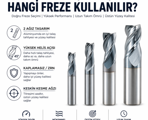 Alüminyum İşleme Freze Seçimi