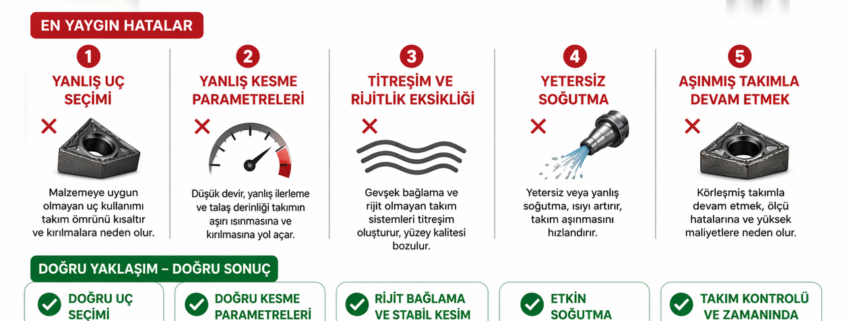 CNC Çelik İşleme Hataları