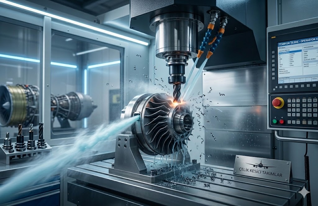 Titanyum İşlemede Kesici Takım Performansı - Çelik Kesici Takımlar