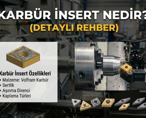 Karbür insert ve kesici uç yapısı