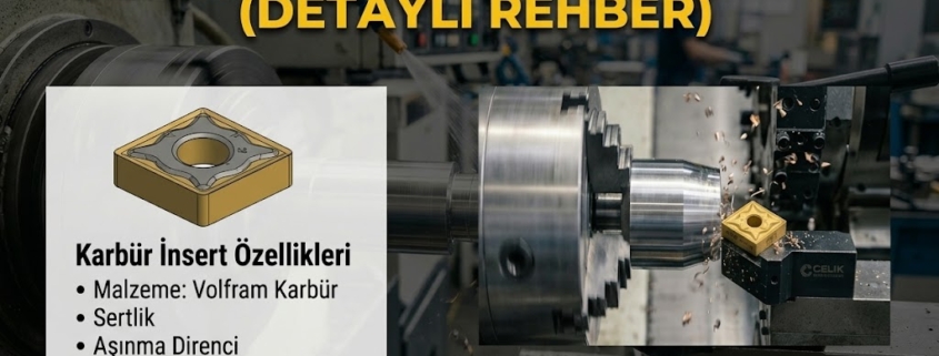 Karbür insert ve kesici uç yapısı