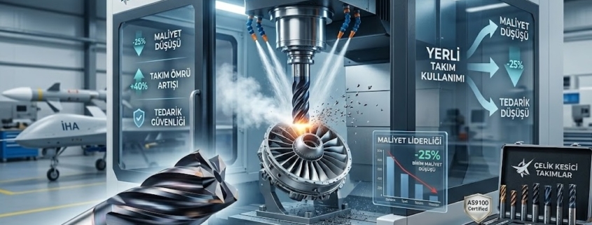 Yerli Kesici Takım Stratejisi ile %25 Maliyet Tasarrufu - Çelik Kesici Takımlar