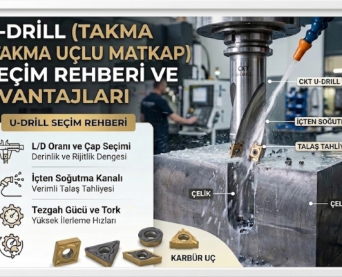 U-Drill Seçimi ve Avantajları Teknik Rehber - Çelik Kesici Takımlar