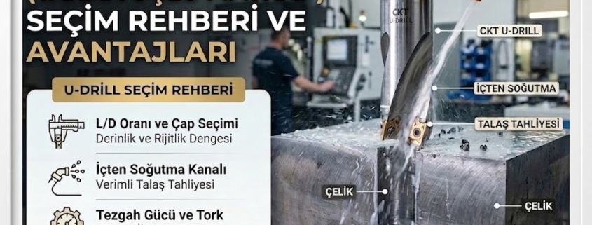 U-Drill Seçimi ve Avantajları Teknik Rehber - Çelik Kesici Takımlar